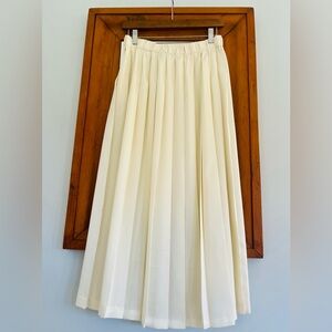 Marisa Christina Cream A-Line Skirt